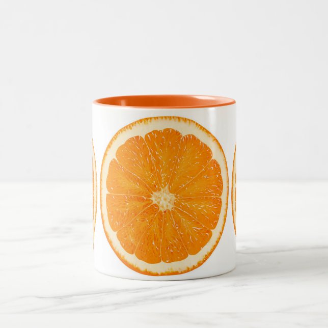 Orange citrus mug (Center)