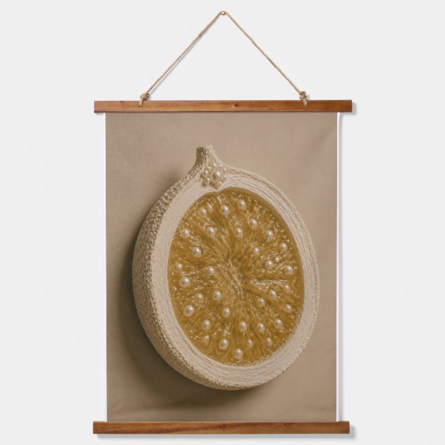 Orange Citrus Slice Wall Art (Front)