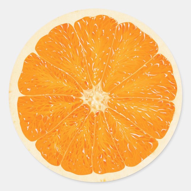 Orange citrus sticker (Front)