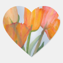 Orange Citrus Tulips