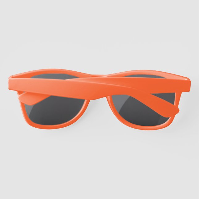 Orange Classic Dark Sunglasses (Back)
