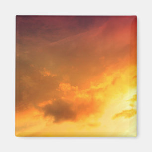 Orange Clouds Magnet