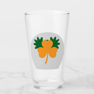 Orange Clover American Drinking Glass