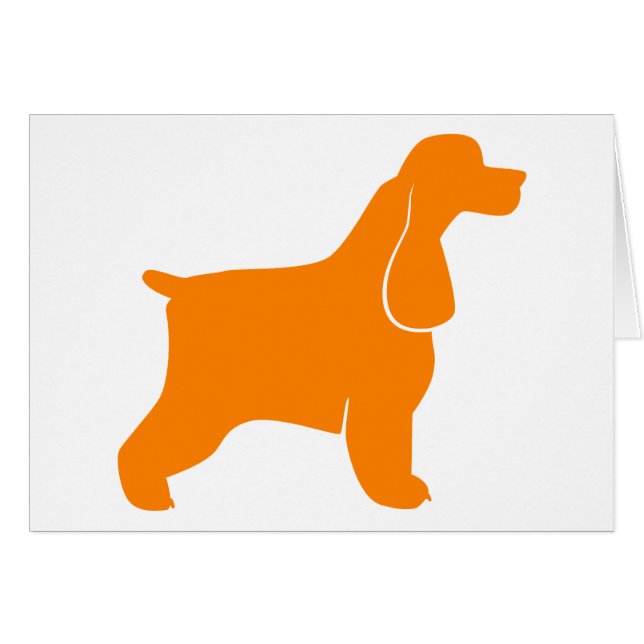 Orange Cocker Spaniel (Devant horizontal)