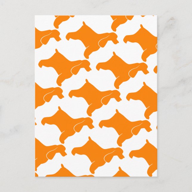 Orange Cocker Spaniel Postcard (Front)