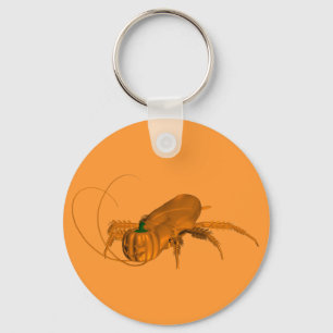Orange Cockroach Keychain