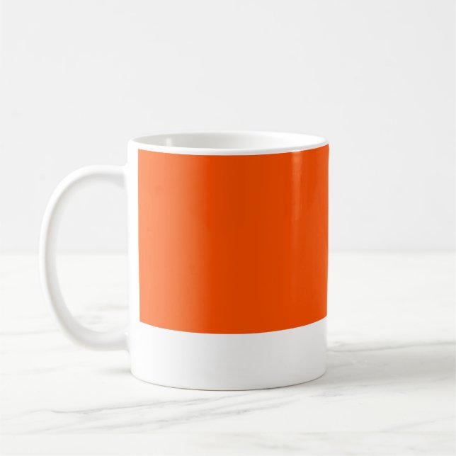 Orange Coffee Mug (Left)