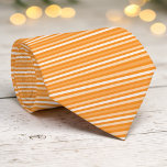 Orange Color Stripes Necktie<br><div class="desc">This eye-catching necktie features a vibrant color with bold stripes,  perfect for adding a pop of energy to any outfit. Whether it's for a special occasion or everyday wear,  this stylish accessory is sure to make a statement.</div>