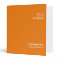 ORANGE colour binder with name