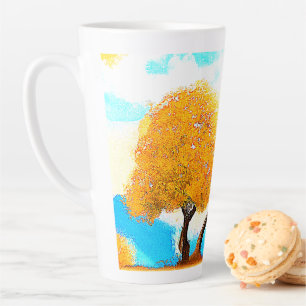 "Orange Coloured Nature" Cute Photo. Buy Now Latte Mug