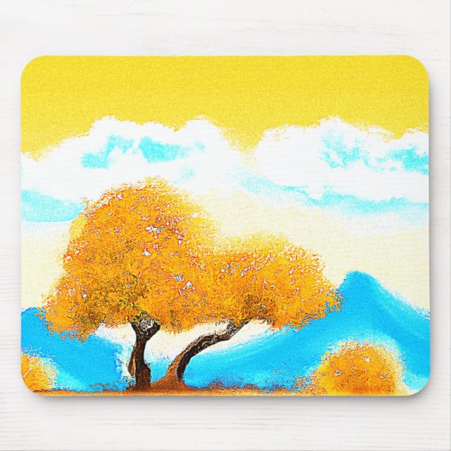 "Orange Coloured Nature" Cute Photo. Buy Now Mouse Pad (Front)