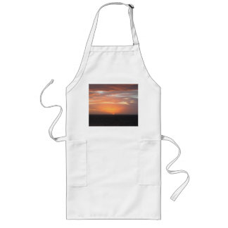 Orange Coloured Sky Long Apron