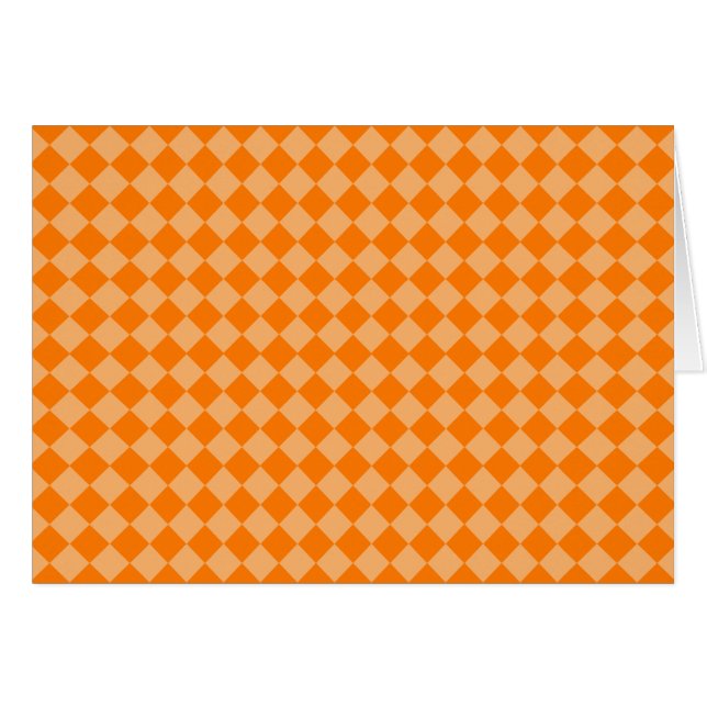 Orange Combination Diamond Pattern by STaylor (Front Horizontal)
