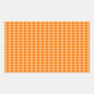 Orange Combination Diamond Pattern by STaylor Sticker