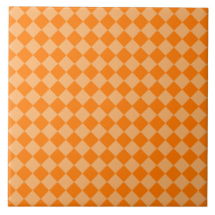 Orange Combination Diamond Pattern by STaylor Tile