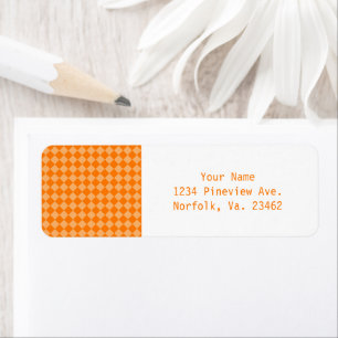 Orange Combination Diamond Pattern STaylor
