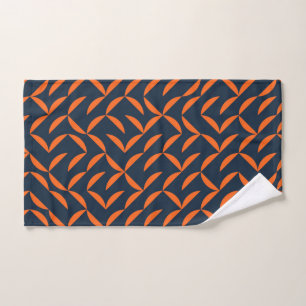 Orange, cool, illustration onduleuse moderne et à