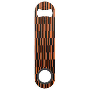Orange, cool, trendy, modern geometric graphic art bar key