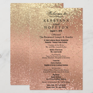 Orange Coral & Gold Glitter - Program