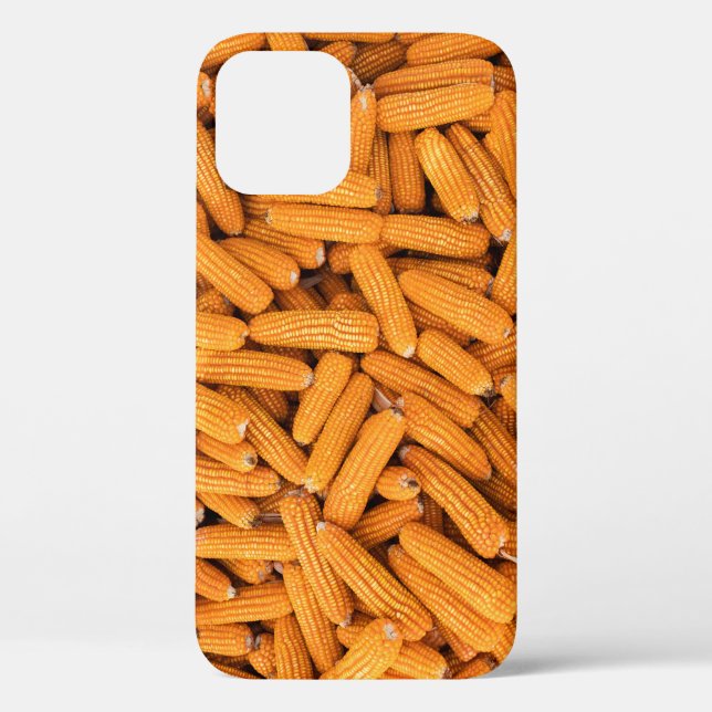 Orange Corn Cob: Harvest Agriculture Background Case-Mate iPhone Case (Back)