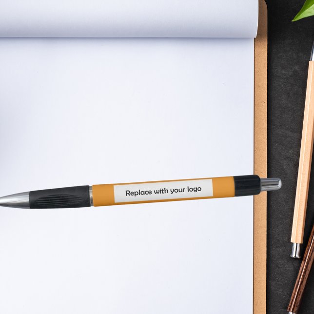 Orange corporate business logo pen (Creator Uploaded)