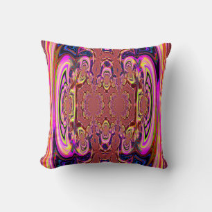 Orange Cosmic Spectacular Pillow