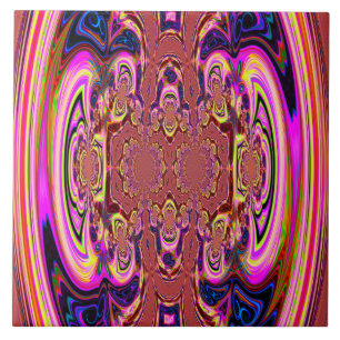Orange Cosmic Spectacular Tile