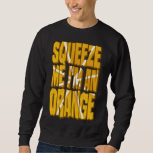 Orange Costume Funny Halloween Citrus Fruit Slice  Sweatshirt