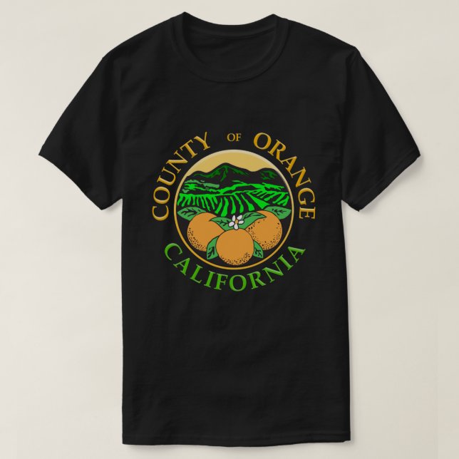 Orange County, CA T-Shirt (Design Front)