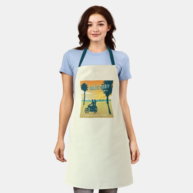 Orange County, California Beaches Apron (Worn)