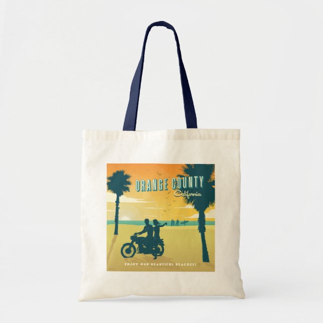 Orange County, California Beaches Tote Bag (Front)