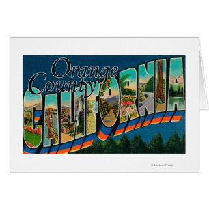 Orange County, California - Large Letter Scenes