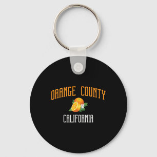 Orange County California Pacific Ocean Surfing  Keychain
