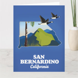 Orange County California Travel poster Card