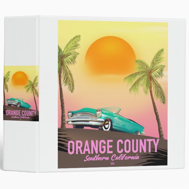 orange county California USA Binder (Front/Spine)