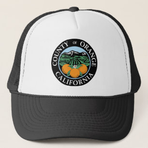 Orange county seal trucker hat