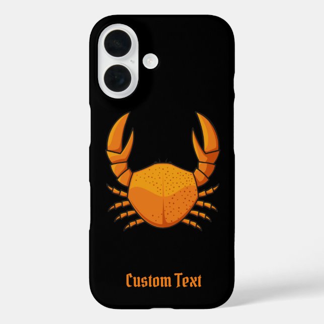 Orange Crab Case-Mate iPhone Case (Back)