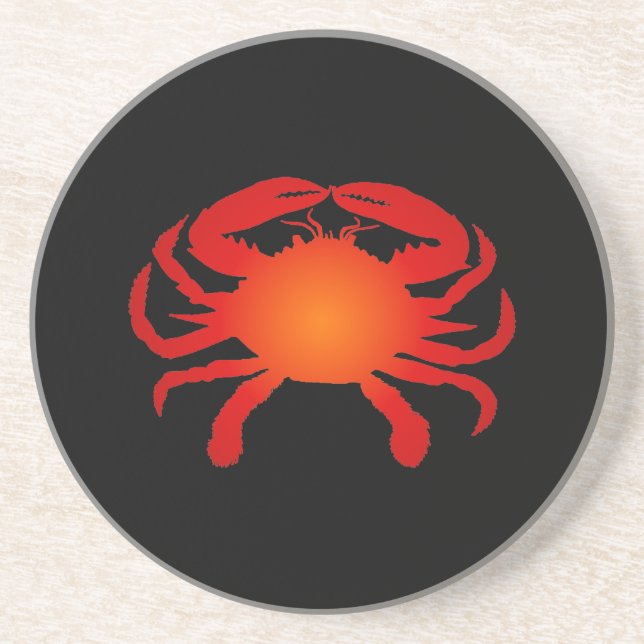 Orange Crab Coaster (Front)