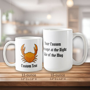 Orange Crab Coffee Mug