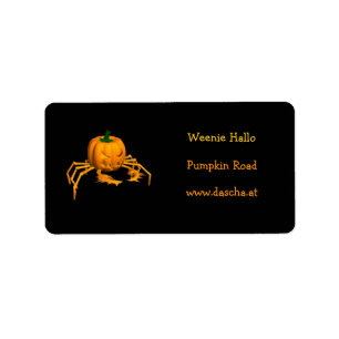 Orange Crab Label