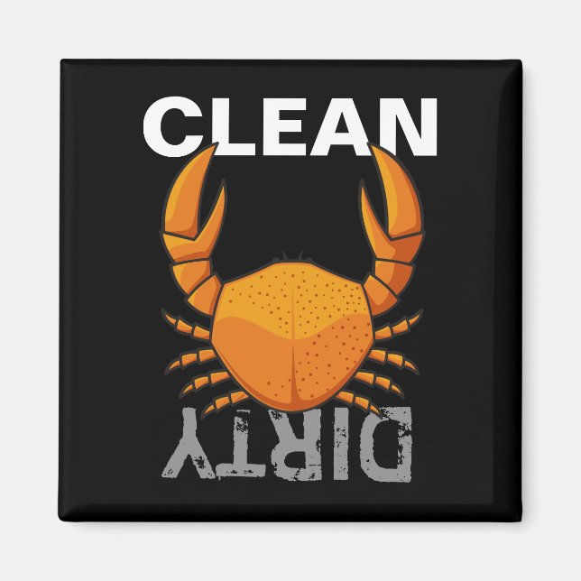 Orange Crab Magnet (Front)