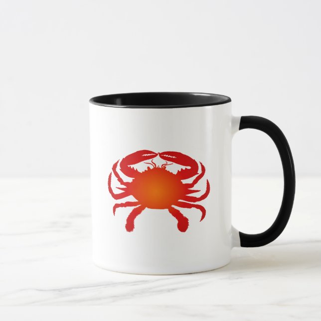 Orange Crab Mug (Right)