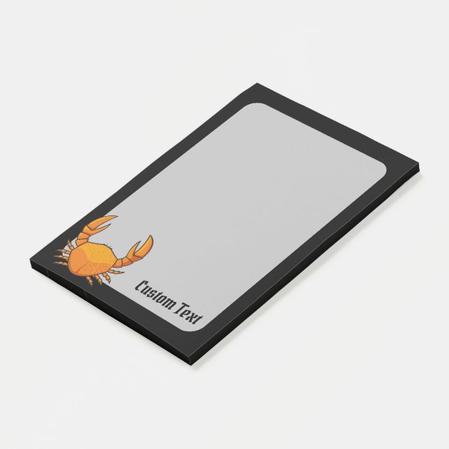 Orange Crab Post-it Notes (Angled)