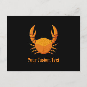 Orange Crab Postcard