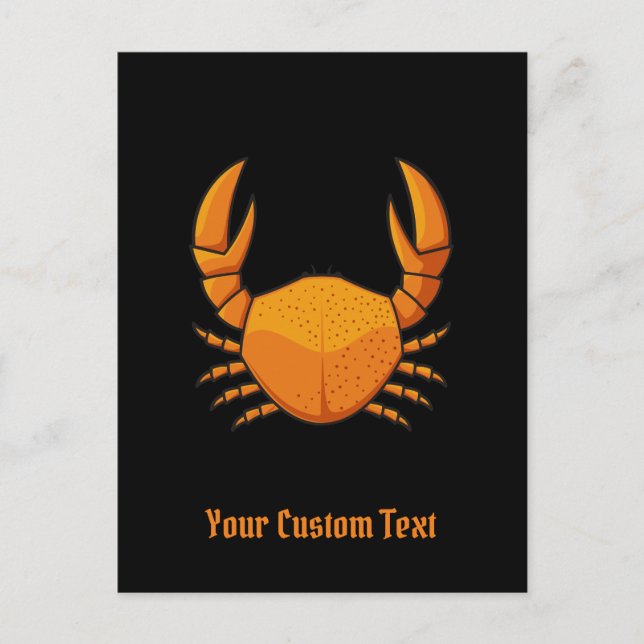 Orange Crab Postcard (Front)