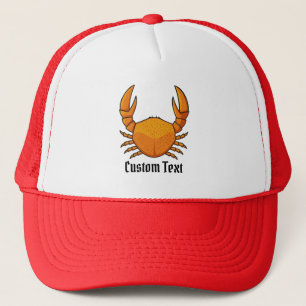 Orange Crab Trucker Hat