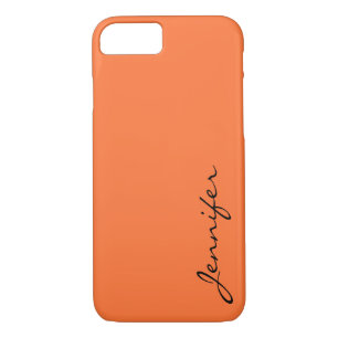 Orange (Crayola) colour background iPhone 8/7 Case