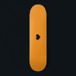Orange | Create Your Own Custom Skateboard Design<br><div class="desc">Create Your Own Custom Skateboard Design! Use this orange color background or choose any color, add your own photo, background, business logo, or any personalized image. Perfect as unique gift for improving outdoor sport and activity and make them fun! Any font, no minimum.</div>