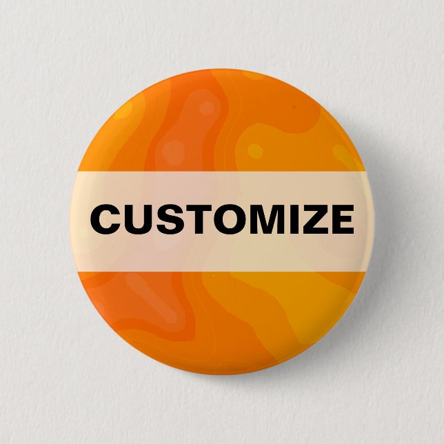 Orange Creme 2 Inch Round Button (Front)