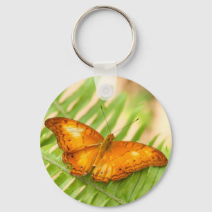 Orange Cruiser Butterfly Keychain